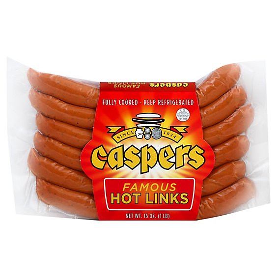 Caspers Hot Links - Lb