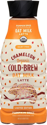Chameleon Organic Pumpkin Spice Oat Milk Latte Cold Brew Coffee - 46 Fl. Oz.
