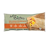 Artisan Bistro Burrito Breakfast Egg Cheese & Uncured Bacon - 6 Oz