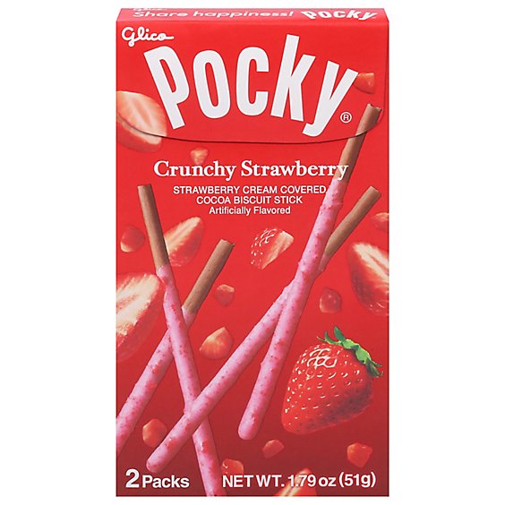 Pocky Biscuit Sticks Strawberry Cream - 1.79 Oz