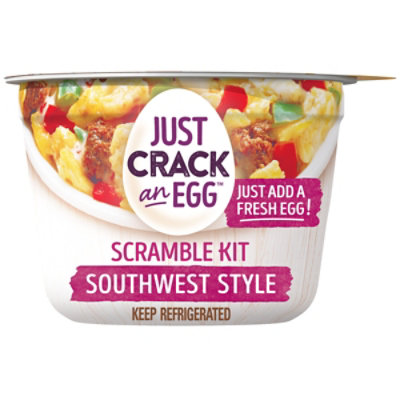 Just Crack An Egg Southwest Style Scramble Breakfast Bowl Kit Cup - 3 Oz - Image 1