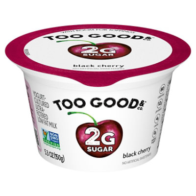 Two Good Cherry Low Fat Lower Sugar Greek Yogurt - 5.3 Oz