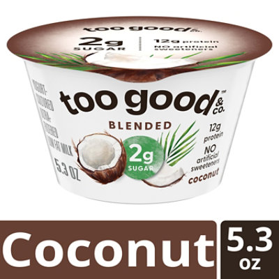 Two Good Coconut Low Fat Lower Sugar Greek Yogurt - 5.3 Oz