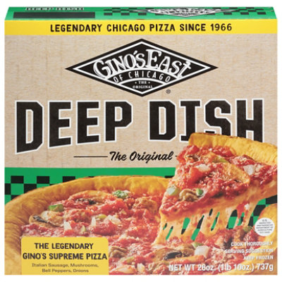 Gino's East 9 Inch Deep Dish Supreme Pizza - 26 Oz - Image 1
