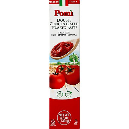 Pomi Tomato Paste Dbl Tube - 4.6 Oz - Image 2