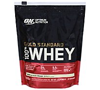 Optimum Nutrition Gold Standard Whey Protein Powder Drink Mix Vanilla Ice Cream - 1.5 Lb