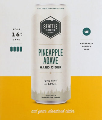 Seattle Cider Pineapple Agave In Cans - 4-16 Fl. Oz. - Image 6