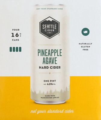 Seattle Cider Pineapple Agave In Cans - 4-16 Fl. Oz. - Image 2