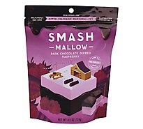 Smashmallow Marshmallow Dark Chocolate Dipped Raspberry - 4.5 Oz
