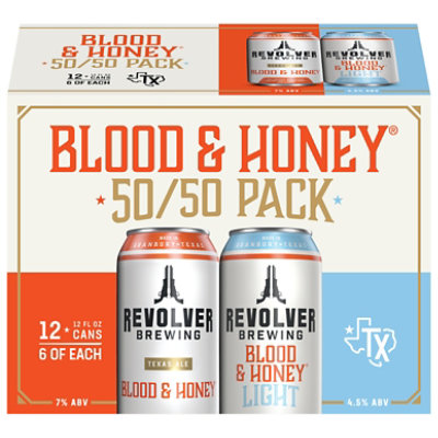 Revolver Brewing Blood & Honey 50/50 Variety Pack Craft Beer 7.0% ABV in Cans - 12-12 Fl. Oz. - Image 3