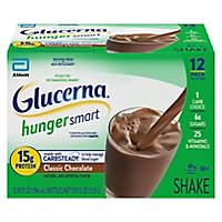 Glucerna Hunger Smart Diabetes Nutritional Shake Ready To Drink Rich Chocolate - 12-10 Fl. Oz. - Image 2