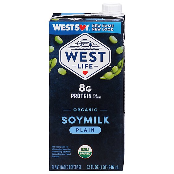 WESTSOY Organic Soymilk Original - 32 Fl. Oz.