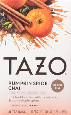 Tazo Pumpkin Spice Tea Bag - Each - Image 2
