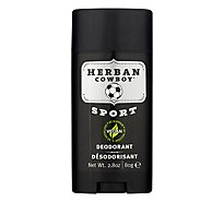 Herban Cowboy Deodorant Sport - 2.8 Oz