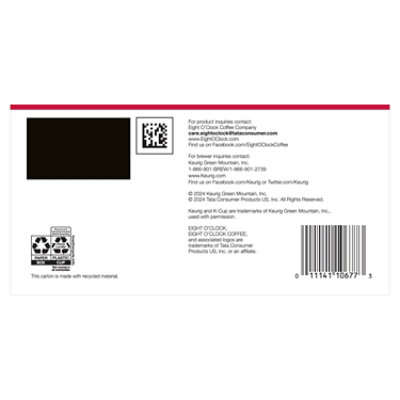 Eight O' Clock The Original Medium Roast Ground Coffee Value Pack K-Cup Pods  - 32 Count - Image 6