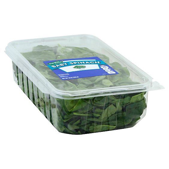 Signature Farms Spinach Baby Clamshell - 10 Oz