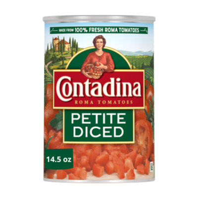 Contadina Petite Cut Diced Tomatoes In Rich Tomato Juice - 14.5 Oz - Image 1