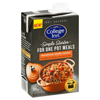 College Inn Simple Starter For One Pot Meals Sauce Mexican Style 24