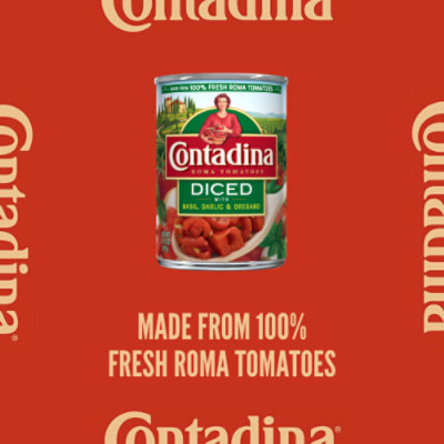 Contadina Tomatoes Roma Style Diced With Italian Herbs - 14.5 Oz - Image 3