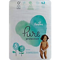 Pampers Pure Protection Diapers Size 5 - 20 Count - Image 2