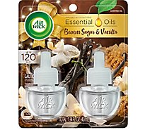 Air Wick Scented Oil-Twin Refill Essential Oilsvanilla Creme - Each