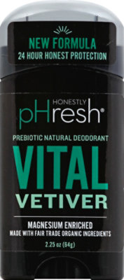 Honestly pHresh Deodorant Vital Vetiver - 2.25 Oz - Image 2
