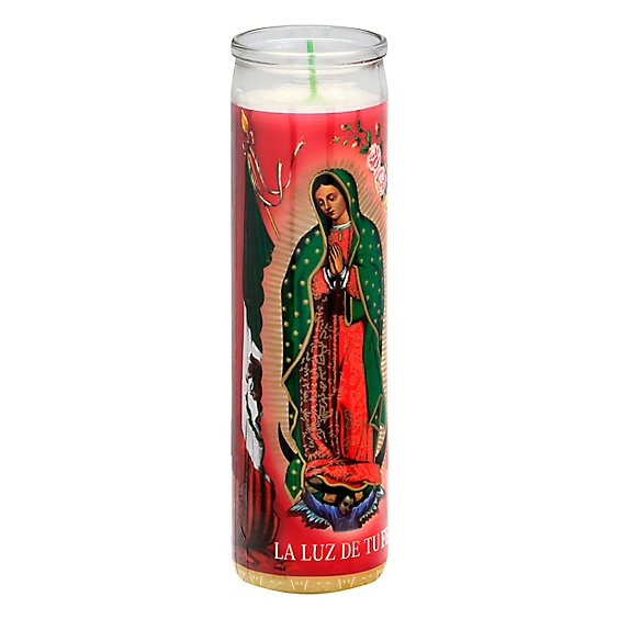 Veladora Mexico Candle Virgen De Guadalupe - Each