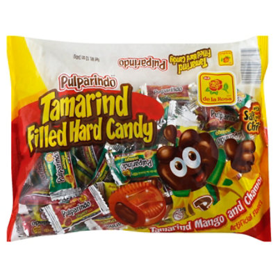 De La Rosa Pulparindo Hard Candy Tamarind Filled Mango And Chamoy 12 Oz Albertsons 6991