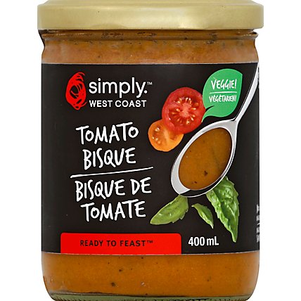 Simply West Coast Ready To Feast Soup Tomato Bisque - 400 Ml - Image 2