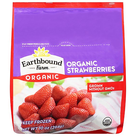Earthbound Farm Organic Strawberries - 10 Oz