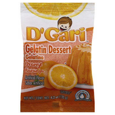 DGari Gelatin Dessert Orange - 4.2 Oz - Image 1