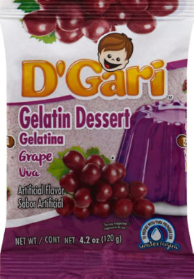 DGari Gelatin Dessert Grape - 4.2 Oz - Image 2