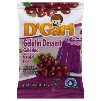 DGari Gelatin Dessert Grape - 4.2 Oz - Image 1