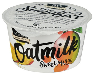 So Delicious Dairy Free Yogurt Alternative Oatmilk Sweet Mango - 5.3 Oz