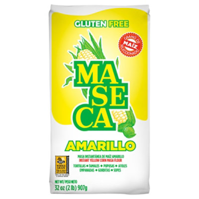Maseca Masa Flour Instant Yellow Corn - 2.2 Lb - Image 3