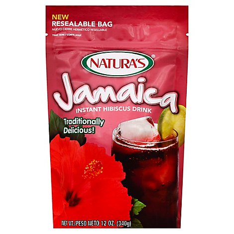 Naturas Jamaica Instant Drink Hibiscus - 12 Oz