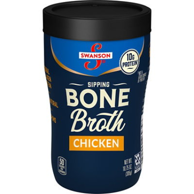 Swanson Sipping 100% Natural Chicken Bone Broth - 10.75 Oz - Image 1