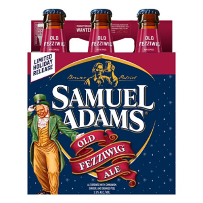 Samuel Adams Old Fezziwig Ale Beer Bottles - 6-12 Fl. Oz. - Image 2