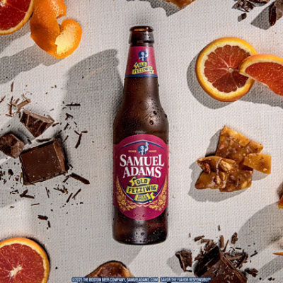 Samuel Adams Old Fezziwig Ale Beer Bottles - 6-12 Fl. Oz. - Image 5