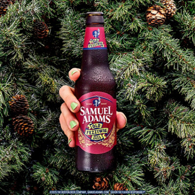 Samuel Adams Old Fezziwig Ale Beer Bottles - 6-12 Fl. Oz. - Image 7