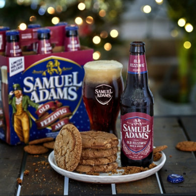 Samuel Adams Old Fezziwig Ale Beer Bottles - 6-12 Fl. Oz. - Image 3