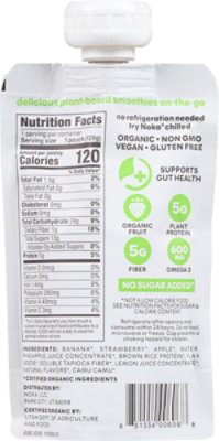 Noka Superfood Smoothie Organic Strawberry Pineapple - 4.22 Oz - Image 5