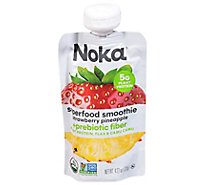 Noka Superfood Smoothie Organic Strawberry Pineapple - 4.22 Oz
