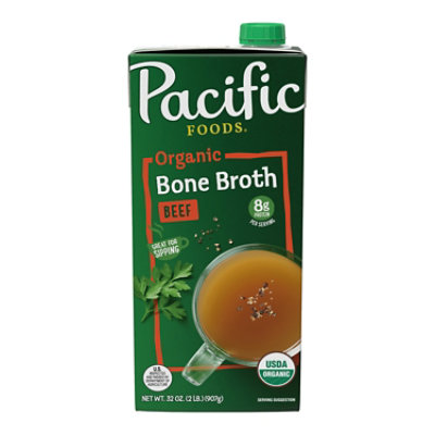 Pacific Foods Organic Beef Bone Broth - 32 Oz - Image 1