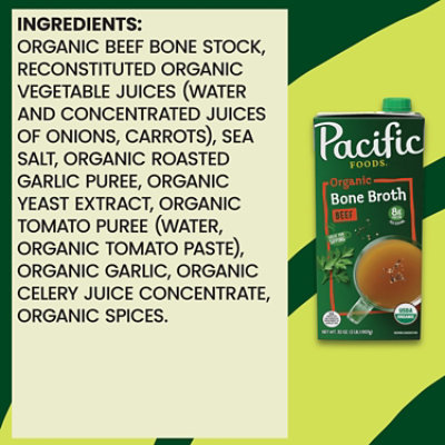 Pacific Foods Bone Broth Organic Beef - 32 Fl. Oz. - Image 5