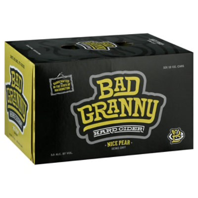 Bad Granny Nice Pear Cider In Cans - 6-12 Fl. Oz. - Image 1