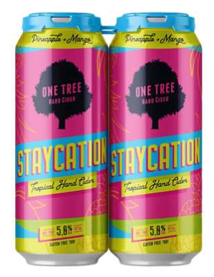 One Tree Cider Staycation Can - 4-16 Fl. Oz. - Image 1