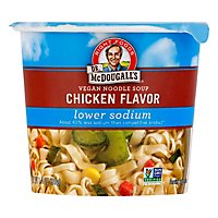 Dr McDougalls Vegan Noodle Soup Low Sodium Chicken - 1.4 Oz - Image 3