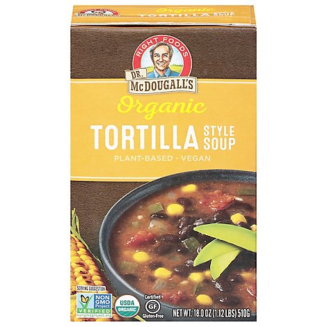 Dr McDougalls Soup Organic Tortilla Style - 18 Oz