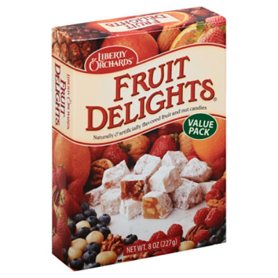 Liberty Orchards Fruit Delights Fruit And Nut Candies Value Pack 8 Oz